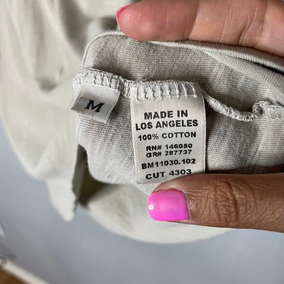 Buck Mason Crew neck cotton tee Size Medium - Picture 5 of 6